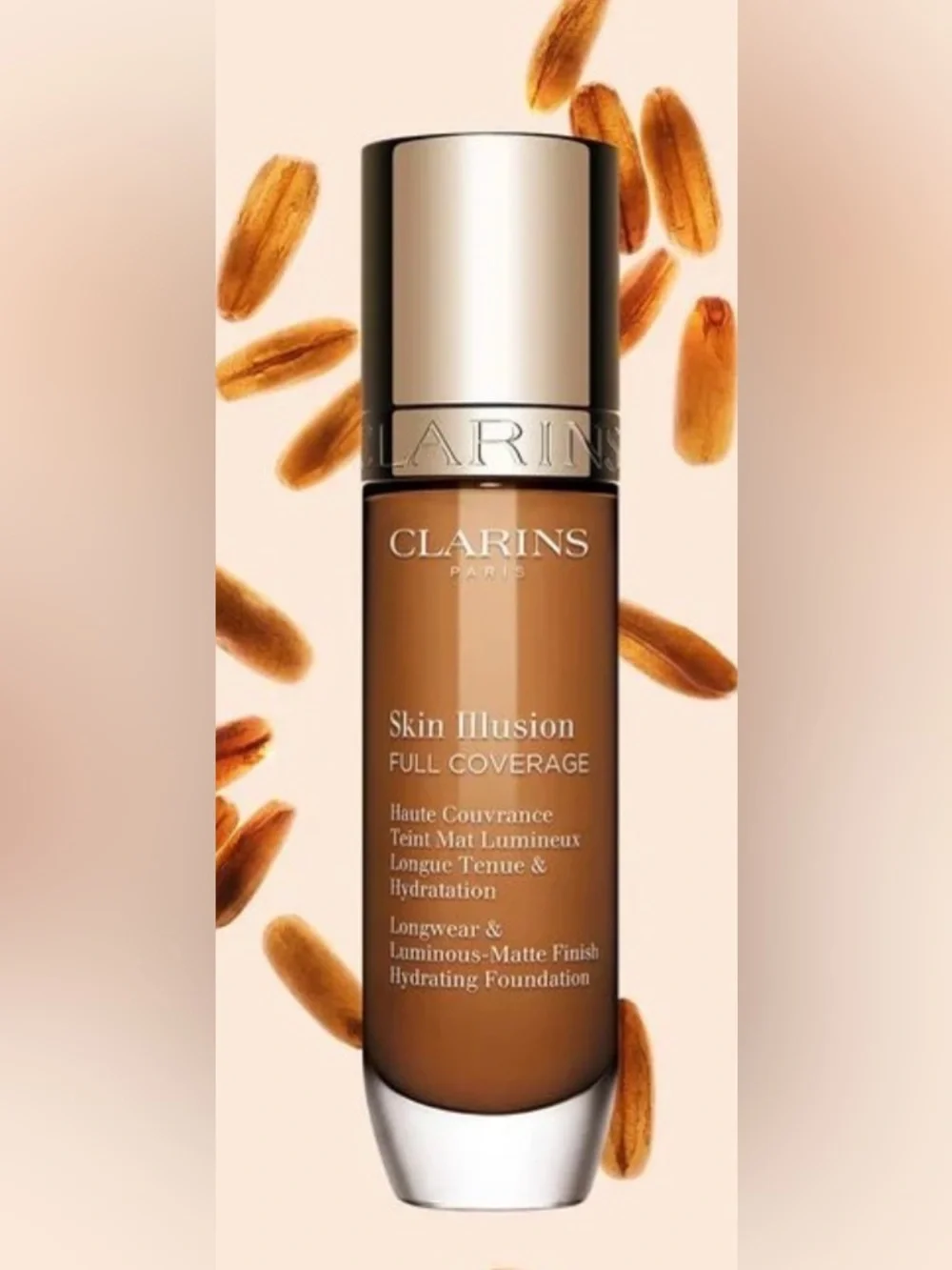 *NIB 117.5 W 1oz* CLARINS Skin Illusion Full Coverage Foundation